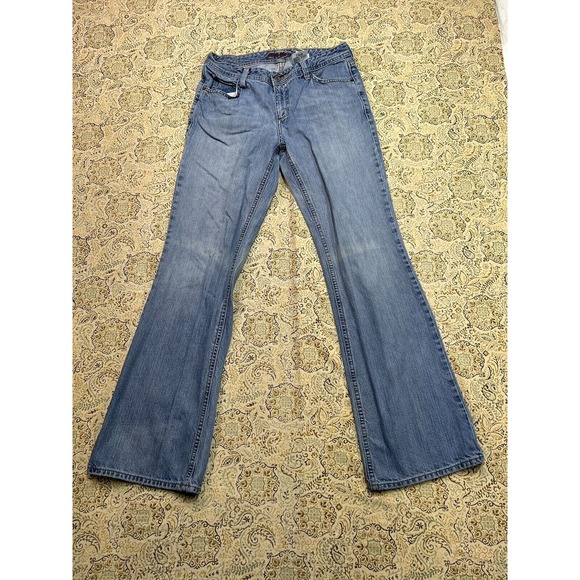 Eddie Bauer Bootcut Womens Jeans Designer Blue Sz 6R Ladies casual Pants Western - Picture 1 of 10